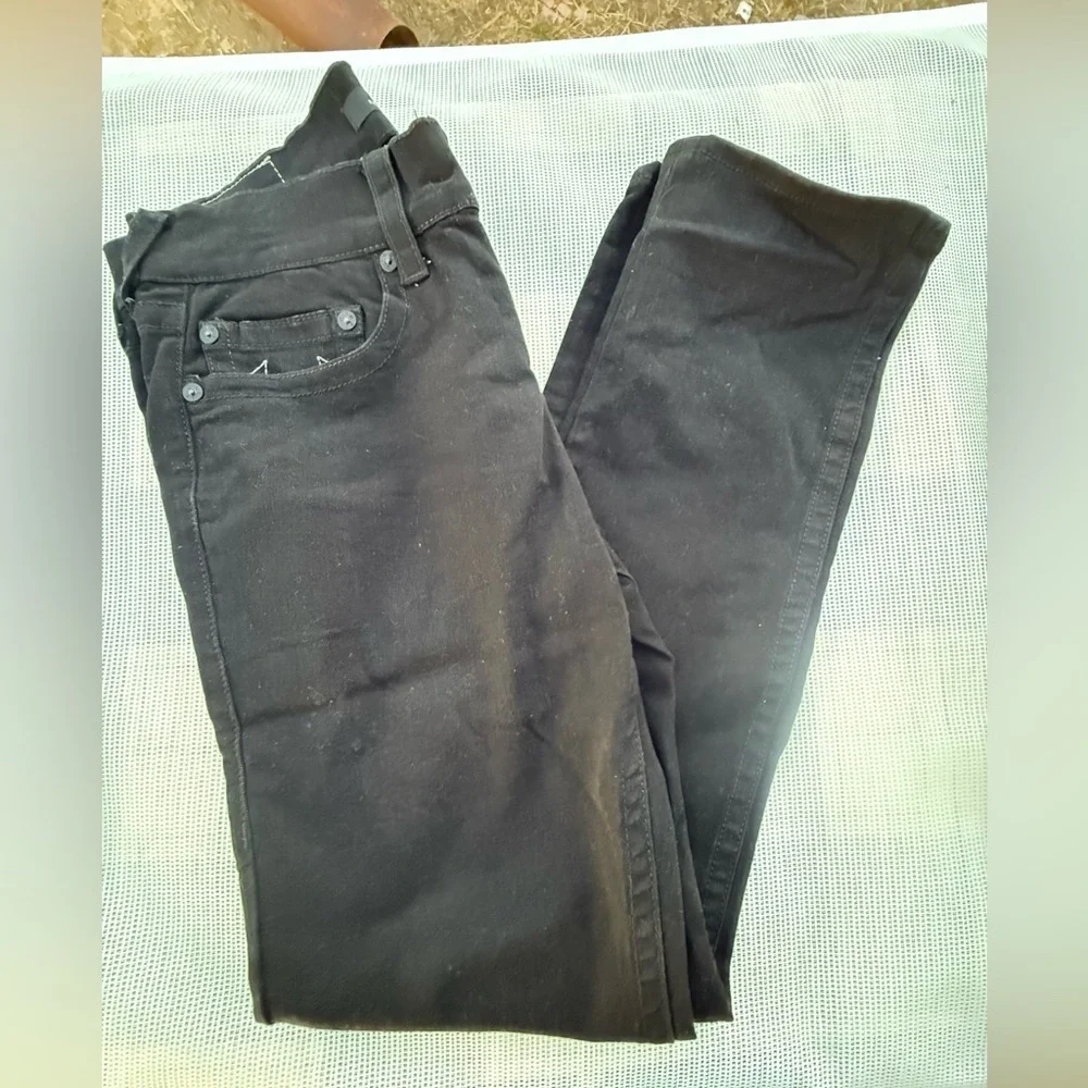 true Religion GENO Relaxed slim 32 Black Men’s Jeans stretchy